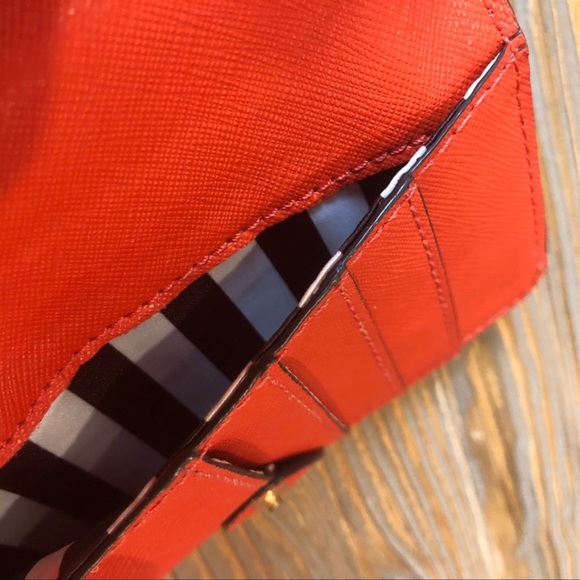 Henri Bendel Red Wallet and Case - Picture 5 of 9